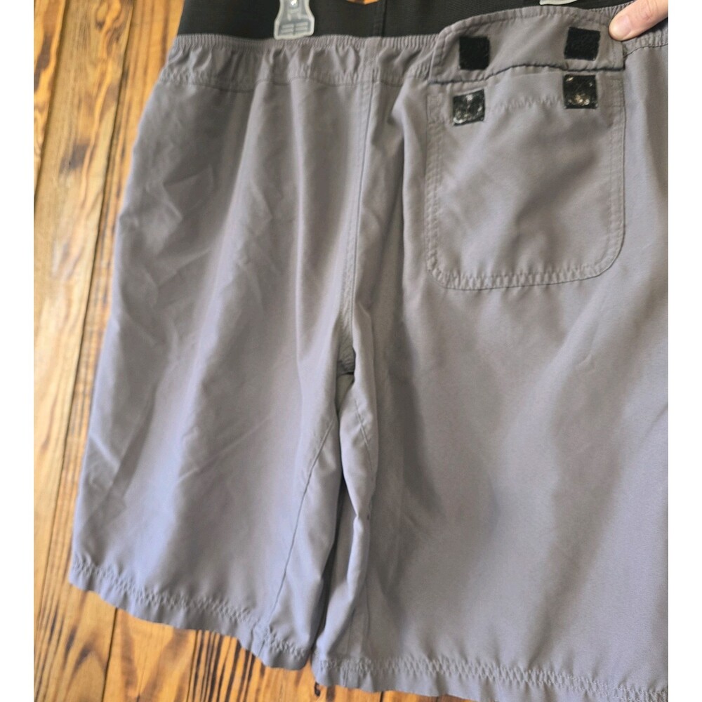 prAna Men's Shorts Bundle 2 Pieces, Green Print, Gray, Pull-on, Large - Picture 11 of 16